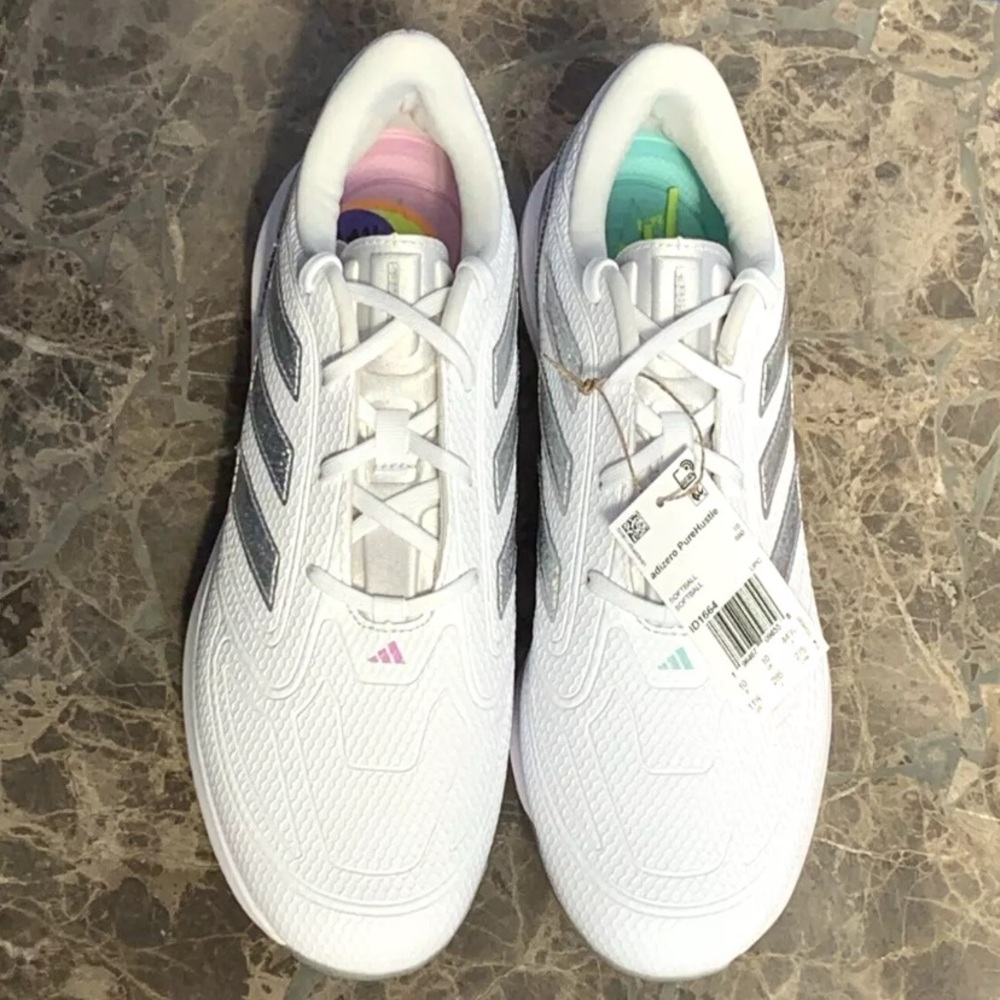 adidas Womens Adizero PureHustle 3 Sis Bates Cleats Softball Size 11.5 ID1664 - Picture 6 of 16